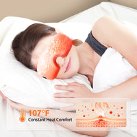 Eye Massager with Heat, Heated Eye Mask with Bluetooth Music, Heated Face Massager for Eyes Strain Relief Improve Sleep, Birthday Gifts for Women Men