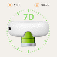 Eye Massager with Heat, Heated Eye Mask with Bluetooth Music, Heated Face Massager for Eyes Strain Relief Improve Sleep, Birthday Gifts for Women Men