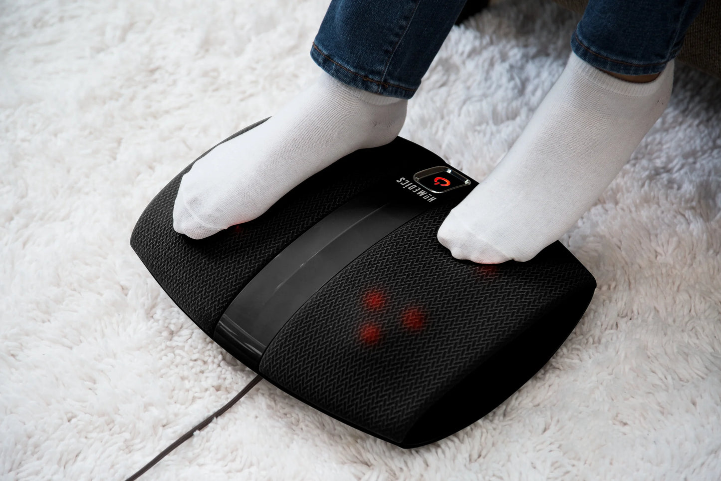 Shiatsu Select Foot Massager with Heat, Deep Kneading, Relaxing Massage, FMS-255H