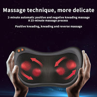 Neck Massager, Shiatsu Massager Pillow with Heat, Electric Back Massager for Shoulder, Back, Leg, Deep Tissue Kneading Massage to Relax Muscles, Massage Pillow Gift for Women/Men