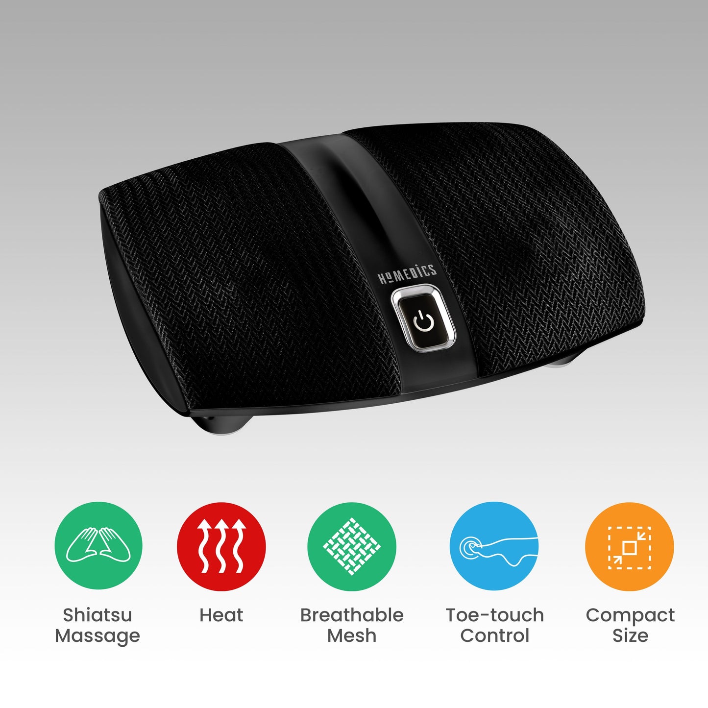 Shiatsu Select Foot Massager with Heat, Deep Kneading, Relaxing Massage, FMS-255H